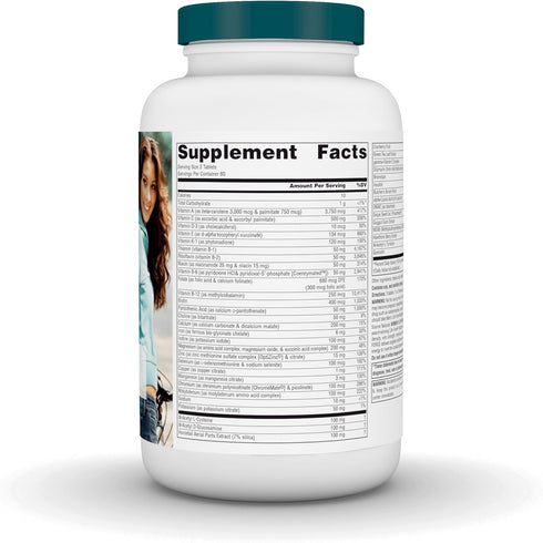 Source Naturals Women's Life Force Multiple - Daily Multivitamin & Immune Health Supplement - 180 Tablets