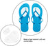 Forefoot Half Insoles Guard, Transparent Flip-Flops Cushions, Self-Adhesion Shoe Insoles, 3 Pairs