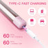 Nose Hair Trimmer for Women, 2in1 Facial Hair Removal Trimmer - Metal Body, Rechargeable Waterproof Portable