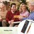 Back Scratcher, Metal Telescopic Back Scratcher with Wooden Handle, Steel Roller Ball, Portable Face Head Scalp