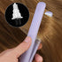 Mini Hair Straightener 2 in 1, Ceramic Tourmaline Flat Iron for Straight and Curly Hair - Purple
