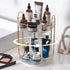 Rotating Makeup Organizer (2 Tier, Clear) - High-Capacity Skincare Storage for Vanity and Countertop