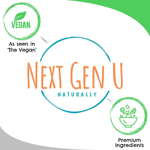 NGU Super Greens Immune System Support, 500 mg, 120 Vegan Capsules with Mixed Superfoods