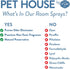 One Fur All Pet Air Freshener - 4 OZ Concentrated Room Spray for Pet Odor, Mango Peach, Pack of 1