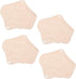 TOPPERFUN 4PCS Reusable Cotton Menstrual Pads Women Sanitary Nursing Pads Washable Soft Breathable Feminine Care