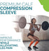 Calf Compression Sleeves - Footless Compression Socks for Runners, Shin Splints, Varicose Vein & Calf Pain Relief for