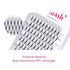 Volume Lash Extensions Mixed Tray, 0.07 C Curl, 10D Premade Fans Eyelash Extensions, 8-14mm, Pointed Base Middle Stem