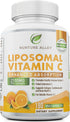 Liposomal Vitamin C 2100mg - 180 Capsules High Absorption Ascorbic Acid - Powerful Antioxidant, Immune System &