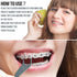 Orthodontic Flossers for Braces, Mint Flavor, 60 Count/Bag, Gray, 1 Pack