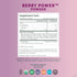 PURE SYNERGY Berry Power, Organic Berry and Fruit Powder, Antioxidant Supplement with Acai, Camu Camu, Wild Blueberry