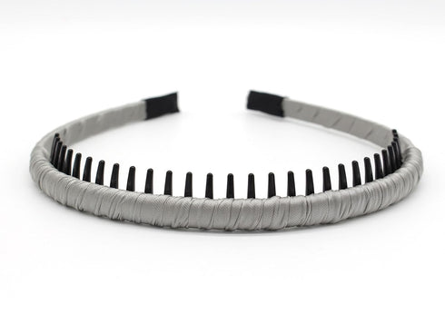 Women's Fashion Headbands, Comfy Non-Slip Hair Accessories with Teeth Comb (4 Colors)