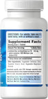 Puritans Pride Probiotic Acidophilus Tablets, White, 100 Count