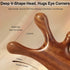 Tiyoha 4 1 in Wooden Head Scalp Comb Massager for Hair| Face| Eye Around|Neck|Whoe Body|Sandalwood Gua Sha Scraping
