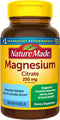 Nature Made Magnesium Citrate 250 mg, 60 Softgels, Magnesium Supplement for Muscle, Nerve, Bone and Heart Support