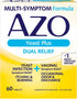 AZO Yeast Plus Dual Relief Tablets, FSA/HSA Eligible, 60 Count, Yeast Infection and Vaginal Symptom Relief