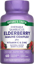 Nature's Truth Elderberry Immune Complex | 60 Chewable Tablets | Plus Vitamin