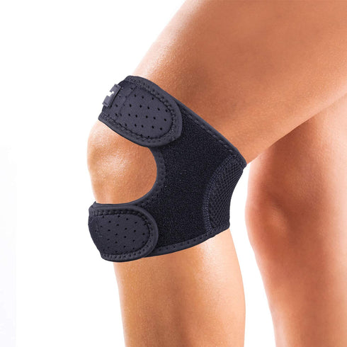 THX4COPPER Compression Dual Adjustable Patella Knee Brace - Pain Relief Support for Running, Gym, Injury Recovery