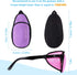 8 Pieces Silk Eye Patch, Soft Eye Patch Single Eye Patch for Adults Kids Glasses