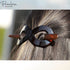 Parcelona French Infinity Hair Slider Pin, 3 1/2" Brown Tortoise Shell Barrette Clip for Fine Hair