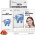 WardTai Whitening Strips for Sensitive Teeth with Low Concentration Hydrogen Peroxide Formula for