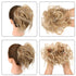 HMD Tousled Updo Messy Bun Hair Piece Hair Extension with Elastic Rubber Band, Synthetic Hair Extensions for Women