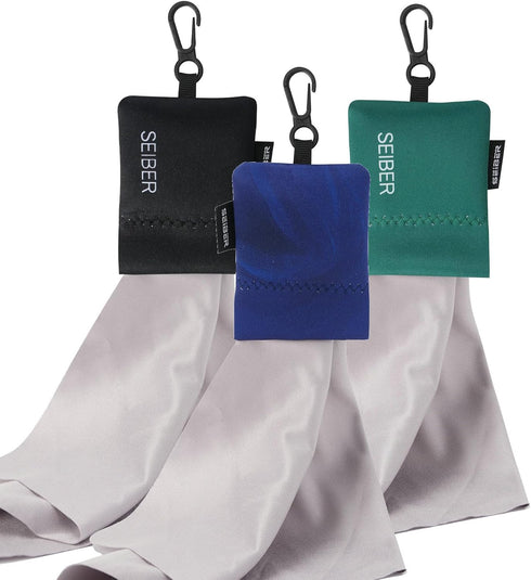 SEIBER Eyeglass Cleaning Microfiber Cloth,7 x 7 inch Glasses Cloth for Sunglasses,Laptops, Cameras,Screen-