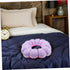 TOYANDONA Pumpkin Shaped Flower Donut Pillow Nursing Pad for Bedridden Patients Multiuse Cushion for Hands Feet Head