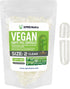 XPRS Nutra Size 2 Clear Empty Vegan Capsules - 100 Vegetarian Pill Capsules for DIY Vegetable Filling
