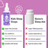Wink Well Kids Liquid Melatonin Drops, Natural Baby Sleep Drops for Infants, 1mg Per Serving, 2 Oz