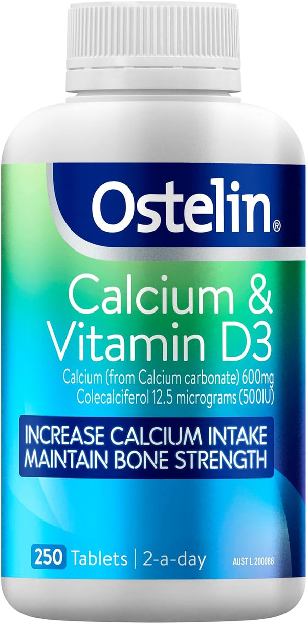 Vitamin D Plus Calcium, 250 Tablets