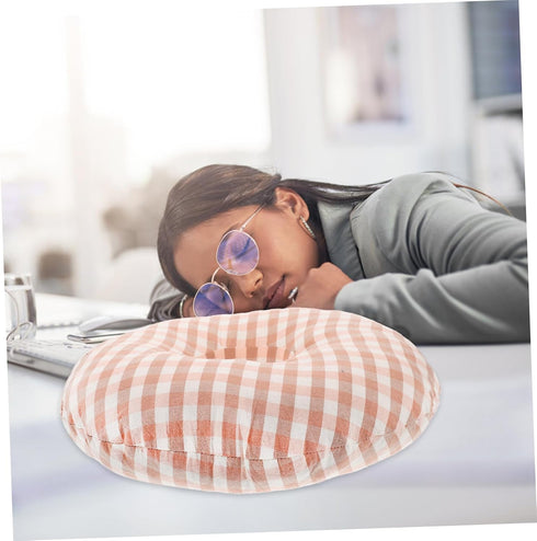 MAGICLULU Ear Hole Pillow for Elderly Nursing Portable Side Sleeping Pillow with Ear Hole Soft Memory Foam for Office