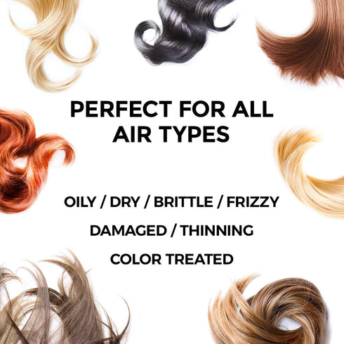 Perfect Hair Coconut Oil Hair Serum - Natural Oil Infused with Olive Oil, Sweet Almond, and Keratin