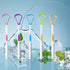 5 Pieces Colorful Plastic Tongue Scraper Cleaner Kit for Adults & Kids, Fresh Breath Accessory