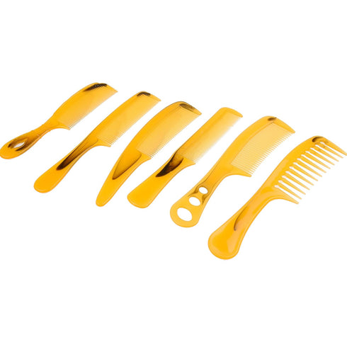 Kare & Kind 10 pcs Plastic Combs, Fine, Coarse, Wide Toothed, All-Purpose for Hairstyling and Grooming