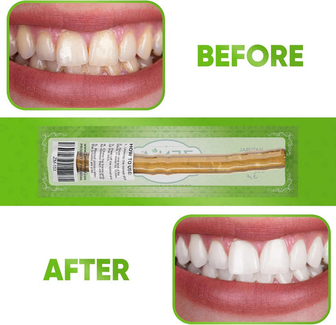 Zenia Sewak Natural Miswak Toothbrush, Vacuum Sealed Traditional Peelu Toothbrush Stick for Healthy Gums and Teeth