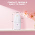 Set Menstrual Cup Kit, YTYOMUR Menstrual Cup with Two Reusble Period Cups, Compact Design - Easy to Hide to Avoid