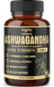 5in1 Premium Ashwagandha Capsules with Turmeric, Rhodiola Rosea, Ginger, Black Pepper - 180 Caps for 6 Months