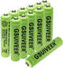 Rechargeable Solar Light Batteries AAA NiMh 600mAh 1.2V - 20 Pack for Outdoor Garden Lights