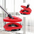 Mop Replacement Heads 6 Pcs & 2 Scrub Brushes Combo for Ocedar Easywring 1-Tank System, Microfiber Spin Mop Replacement