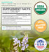 USDA Organic Goat's Rue 60 Vegan Capsules for Breastfeeding & Herbal Lactation Support, Non-GMO