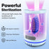 UV Toothbrush Covers Case and Holder with Light,Toothbrush Covers with Holder, Rechargeable Portable Toothbrush Cleaner