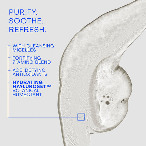 The Outset Gentle Micellar Antioxidant Cleanser - Gel Face Wash + Makeup Remover - Hydrating, Fragrance Free - 5 fl oz