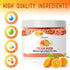 SPA REDI Body and Foot Cream Mask, Mandarin, 16 Oz, Hydrating Pedicure Massage for Tired Feet, Infused with Hyaluronic