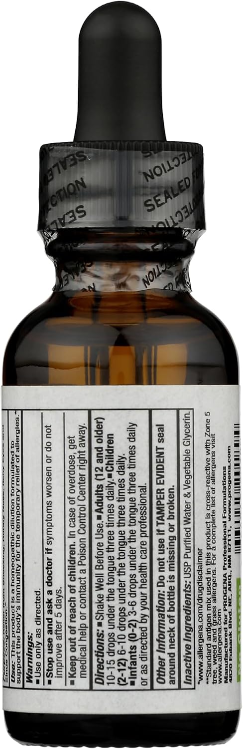 PROGENA Allergena Texas Cedar Fever, 1 Fl Ounce, Kids