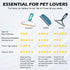 Pet Hair Remover 3-Pack, Dog Cat Lint Shaver Cleaner Pro, Portable Carpet Scraper and Fuzz Rollers