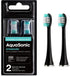 AquaSonic Standard Replacement Brush Heads, Compatible with Many AquaSonic Toothbrush Handles, 2 Pack Black