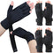 2 Pairs Copper Arthritis Gloves for Carpal Tunnel Pain Relief, Fingerless Compression Gloves for Rheumatoid Women/Men