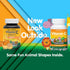 NaturesPlus Animal Parade Vitamin C Children's Chewable, Natural Orange Flavor, 90 Tablets, Pack of 4