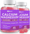 Sugar Free Calcium Gummies 600mg with Vitamin D3 K2 - Potassium, Calcium Magnesium Zinc - Vegan