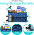 Vive Walker Bag - Accessories Wheelchair Basket Pouch (Water Resistant) - Seniors Caddy Accessory Attachment for Folding, Rolling Walkers - Carry Storage Carrier Tote - Lightweight, Universal Size